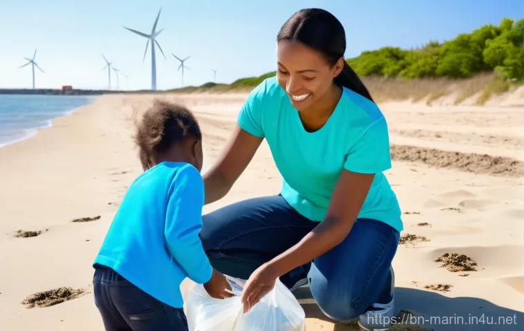해양 기후 변화와 영향 - **Prompt:** A poignant scene on a Bangladeshi coastline at dusk. An elderly Bengali fisherman, with ...