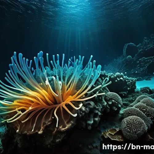 해양학 이론과 실습 - **Deep-Sea Hydrothermal Vent Ecosystem with AUV Exploration:**
    "A breathtaking and highly detail...